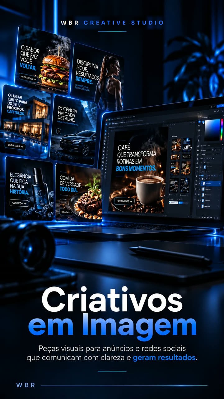 Criativos em Imagem — exemplos de peças para anúncios e redes sociais